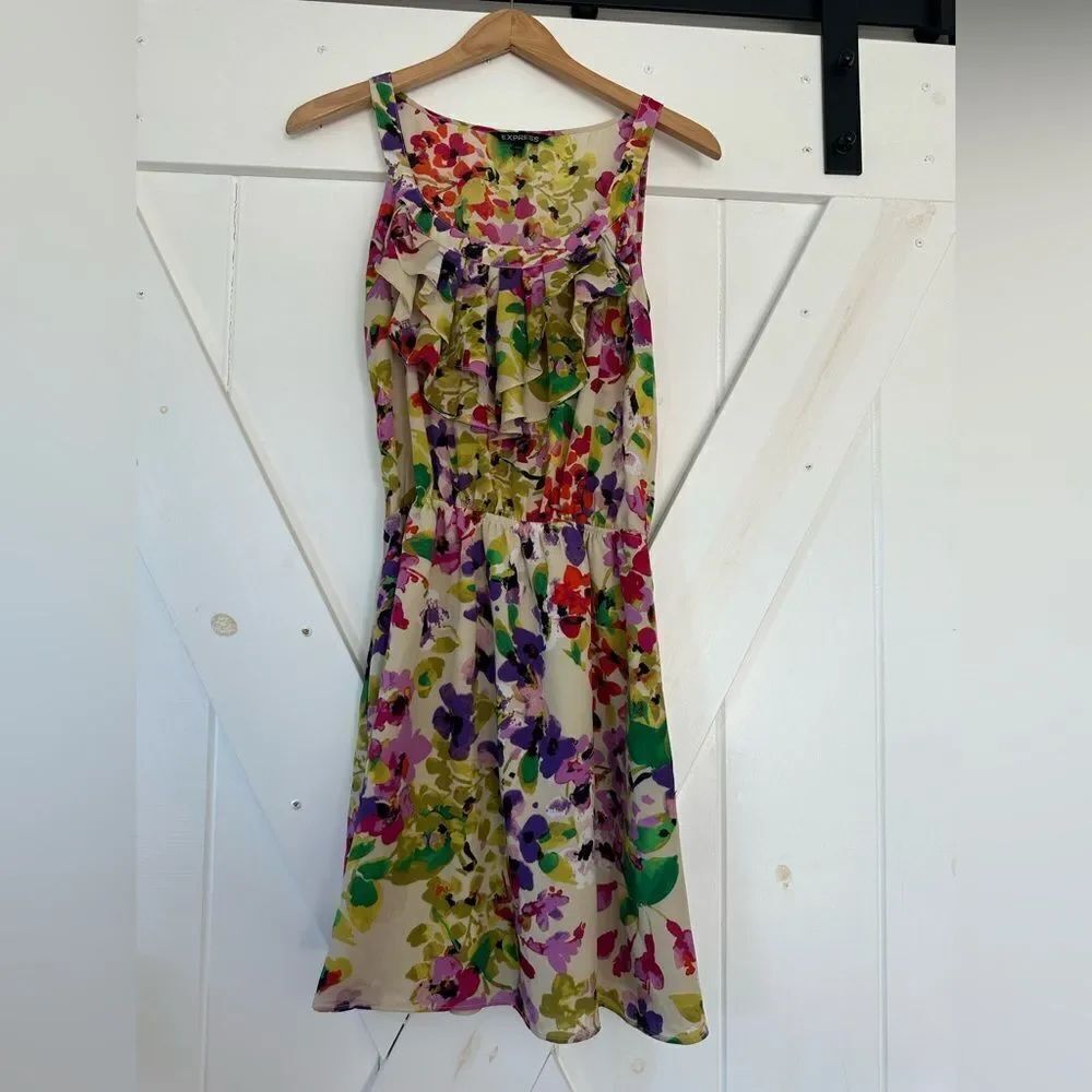 Express Floral Dress size medium